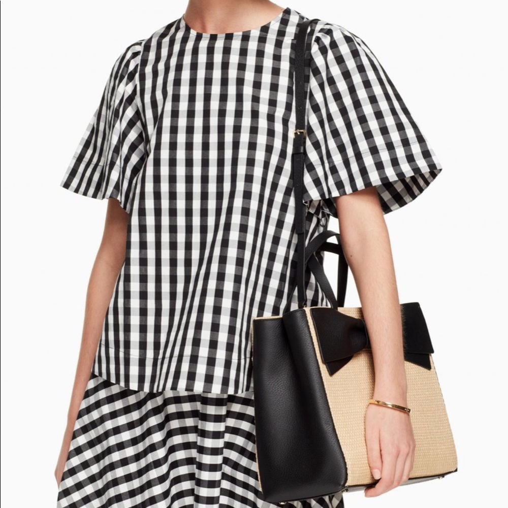 Kate Spade Olive Drive Straw Brigette Bag - Picture 3 of 14